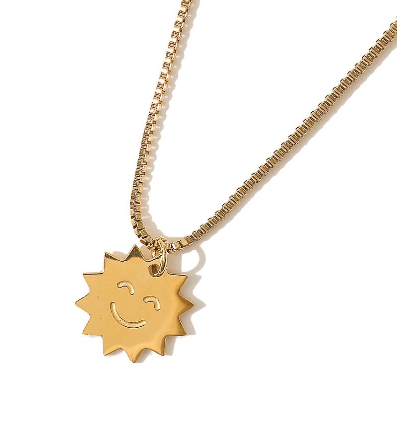 Behind the Smile Necklace • Gold - Necklaces - Other Metals Gold