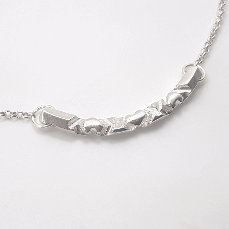 R7 style -925 sterling silver necklace-help you design letters + numbers - Necklaces - Sterling Silver Silver