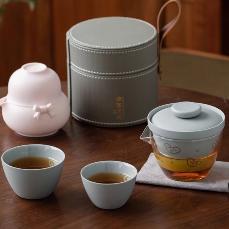 北京故宮博物院の福禄如意随行茶具 - 茶壺/茶杯/茶具 - 陶 