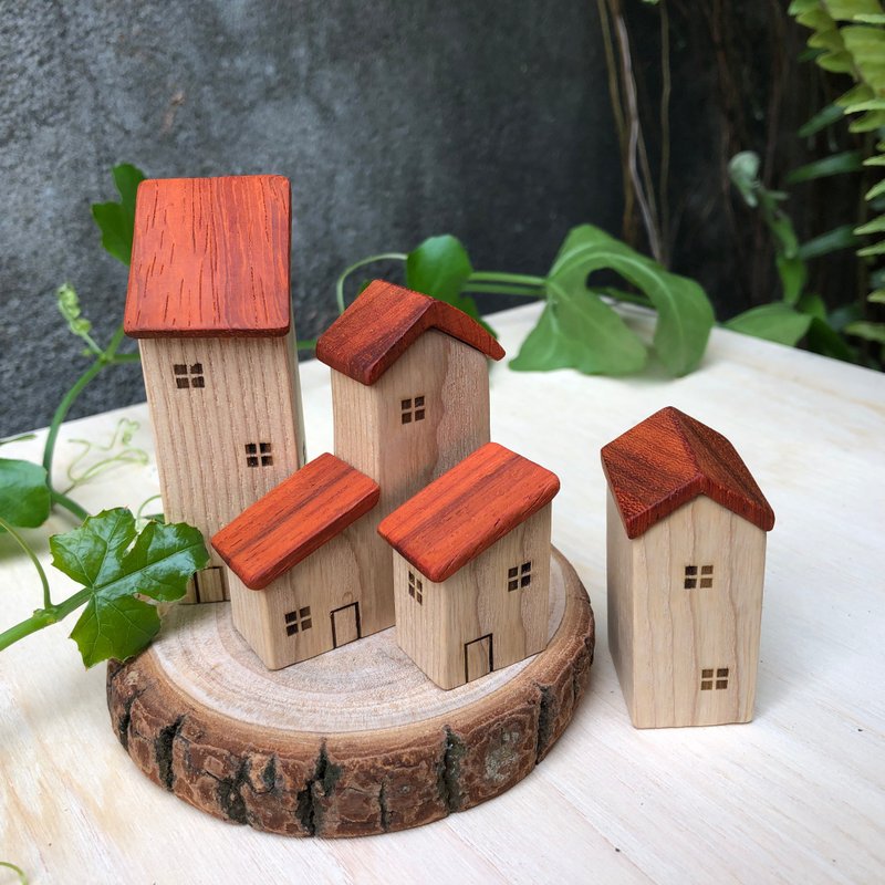 木頭 擺飾/家飾品 多色 - 巴掌小屋