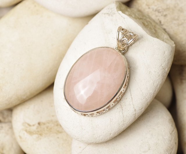 ローズクオーツペンダント ローズ クォーツ ペンダント トップ