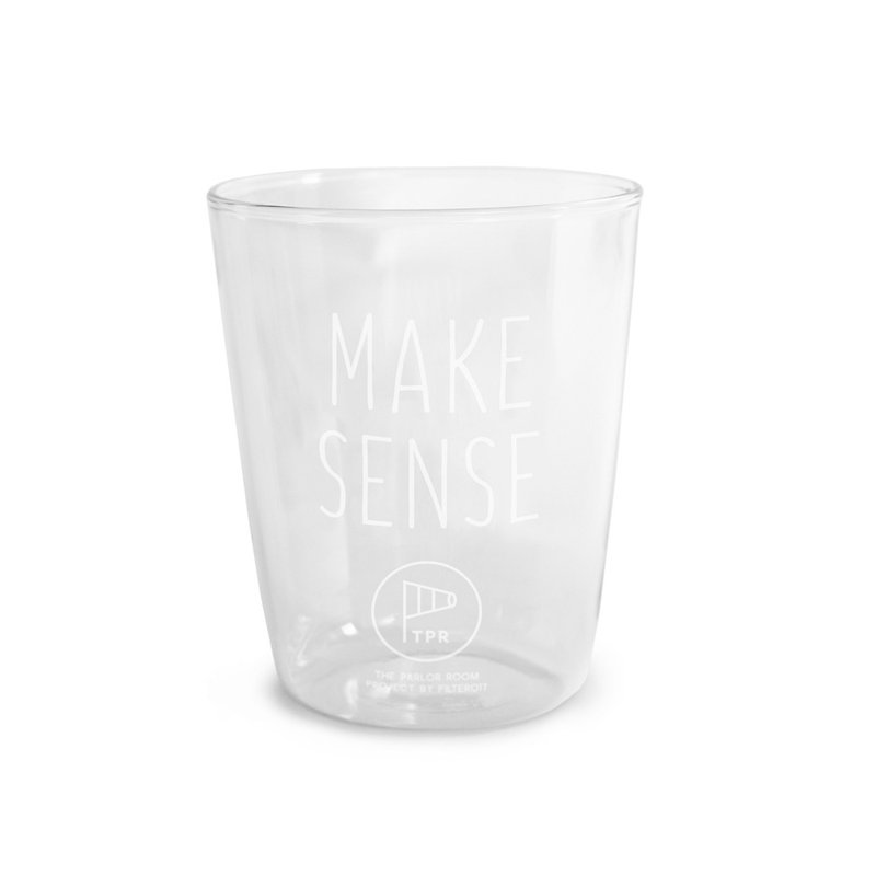 KINBER MADE X Filter017'MAKE SENSE' Glass/金帛手製聯名玻璃杯 - 杯/玻璃杯 - 玻璃 