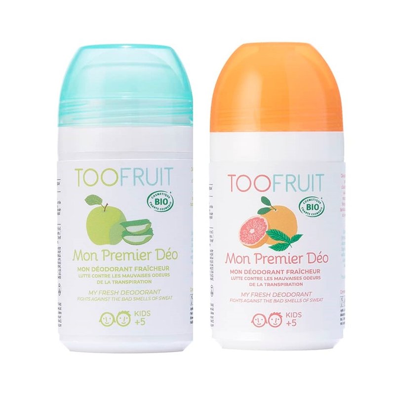 法國【TOOFRUIT】兒童果漾體香膏組 (青蘋+柑橘) - 香水/香膏 - 其他材質 橘色