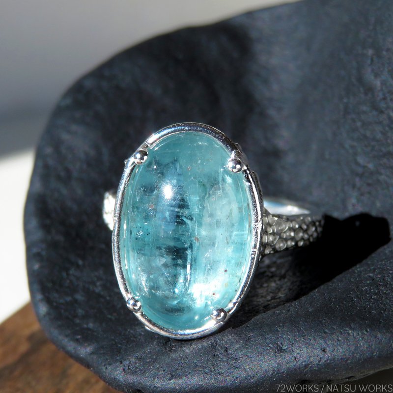パライバカイヤナイト リング / Paraiba Blue Kyanite Ring - 戒指 - 寶石 藍色