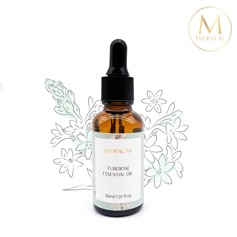 TUBEROSE 晚香玉花系香氣空間香氛油30ml - 香氛/精油/擴香 - 玻璃 綠色
