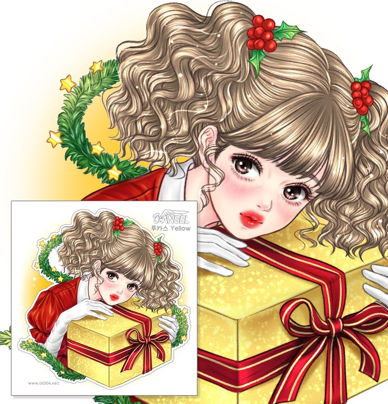 Lucas stickers - 貼紙 - 紙 