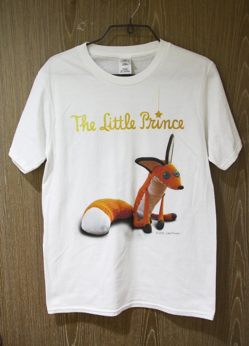 Little Prince Movie Edition License - T-shirt - เสื้อยืดผู้หญิง - ผ้าฝ้าย/ผ้าลินิน สีส้ม