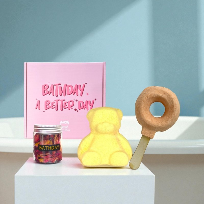 BATHDAY泡澡球 Make A Wish 禮盒 - 其他 - 其他材質 白色