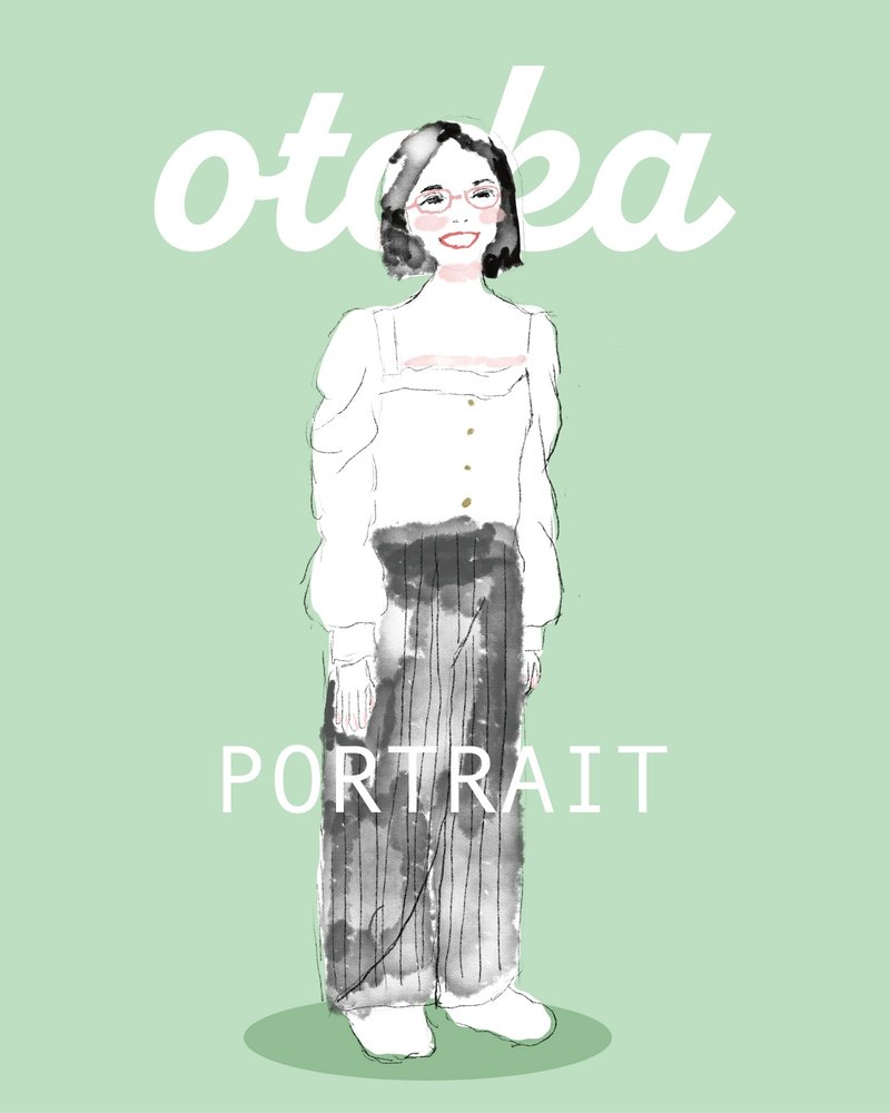 雑誌の表紙風似顔絵 - 電子似顏繪/繪畫/插畫 - 其他材質 