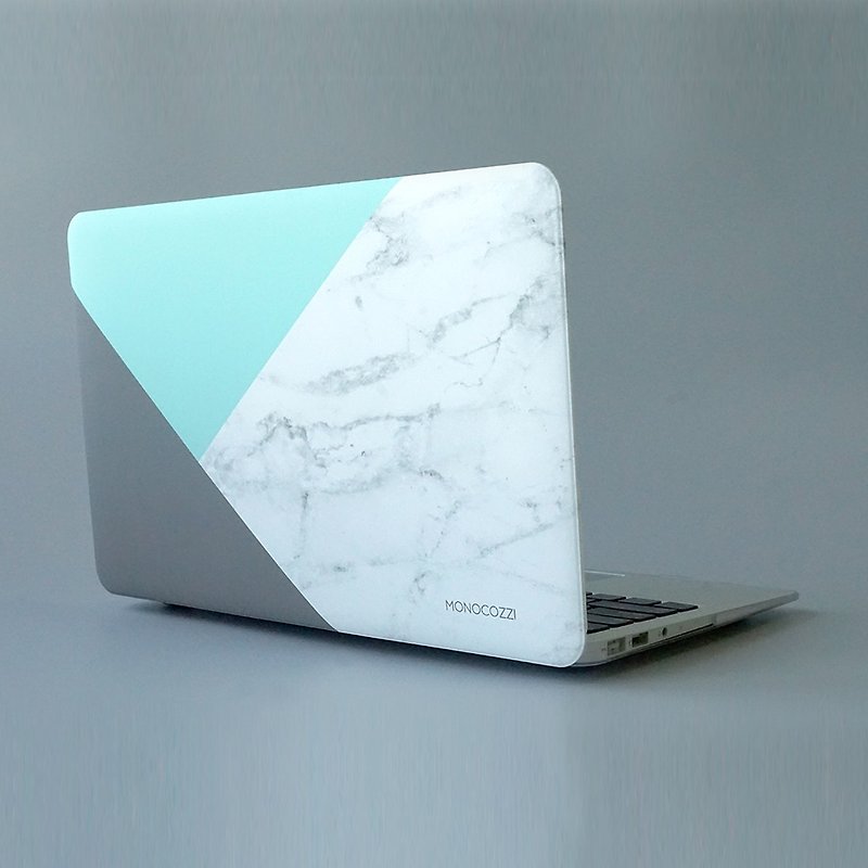 PATTERN LAB | MacBook Air 11 "パターン保護ハードケース-大理石パターン - タブレット・PCケース - アクリル グリーン