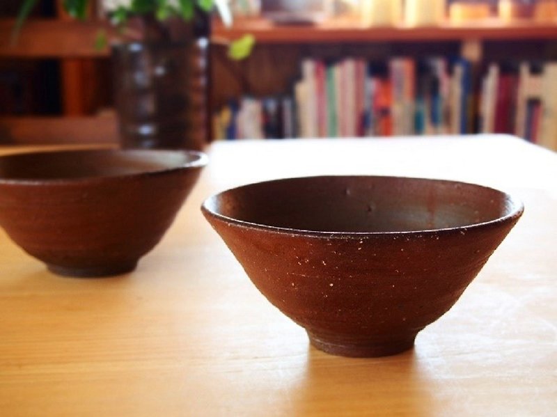 Bizen cup (large) m1 - 028 - ถ้วยชาม - ดินเผา สีนำ้ตาล