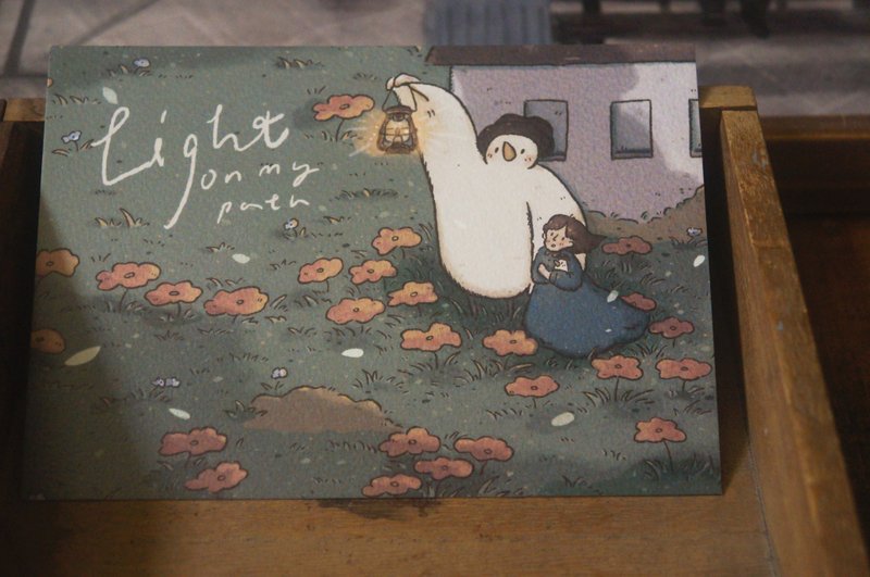 light on my path _ 明信片 - 卡片/明信片 - 紙 綠色