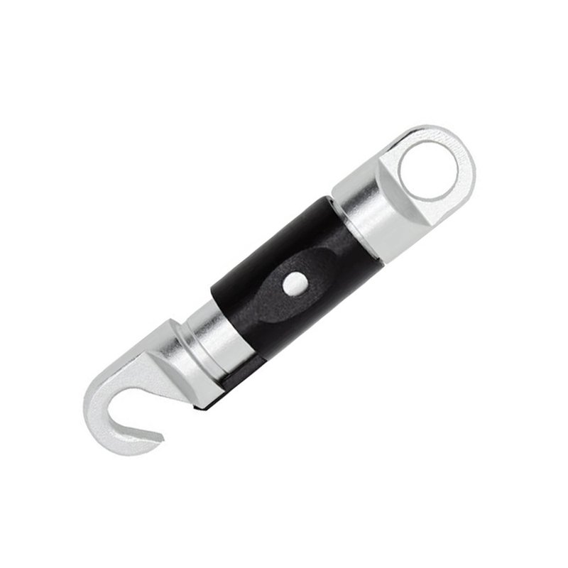 【True Utility】英國多功能極簡扣環Locklip 2入組 - 鑰匙圈/鑰匙包 - 不鏽鋼 銀色