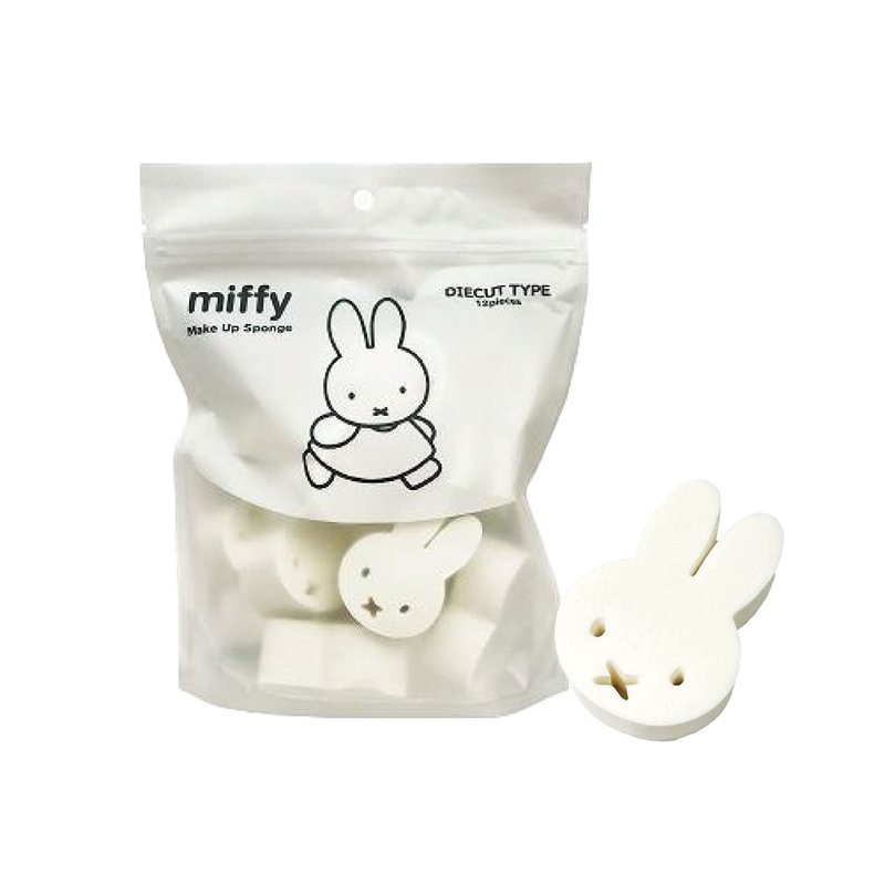 [MIFFYx Japan Shobido Return] Styling cotton pads 12 pieces cotton sponge puff - Makeup Brushes - Other Materials 