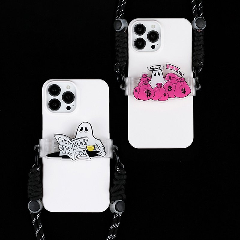 Rescue the little ghost project anti-lost protection mobile phone lanyard - Phone Accessories - Nylon 