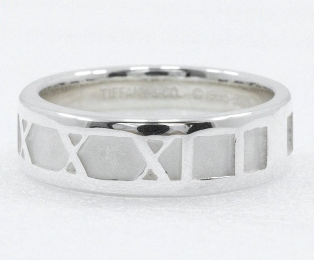TIFFANY&Co. ティファニー　アトラスリング　シルバー　925 約16号 1759 Tiffany&Co.ティファニー シルバー925 アトラスリング