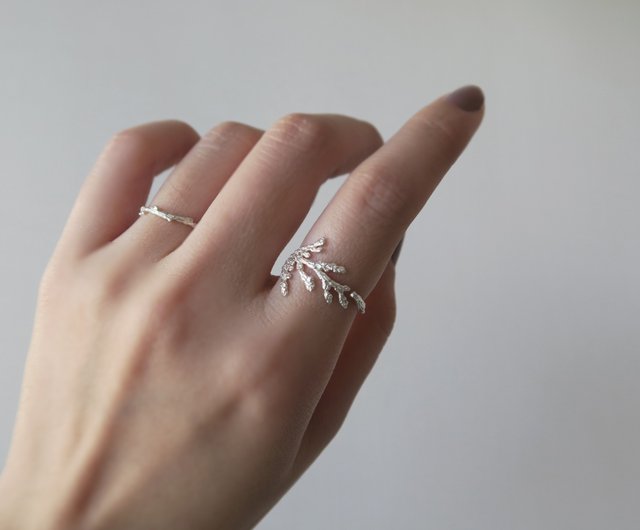 独占的なフォレストスタイル 925 スターリングシルバーアイス