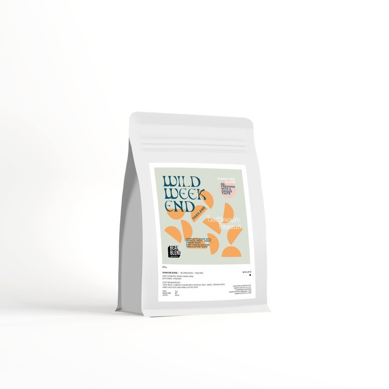 圖表 | HOUSE BLEND 咖啡豆 - WILDWEEKEND 1000g。 - 咖啡/咖啡豆 - 其他材質 