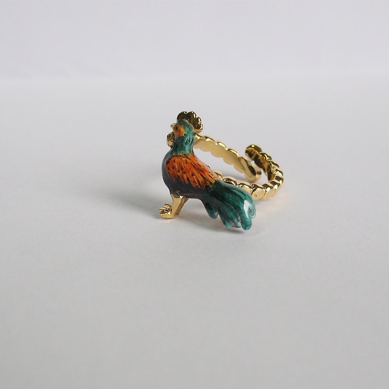 Rooster Ring - Chinese Zodiac Ring -  Animal Ring- Zodiac jewel- Cock Ring - อื่นๆ - โลหะ หลากหลายสี