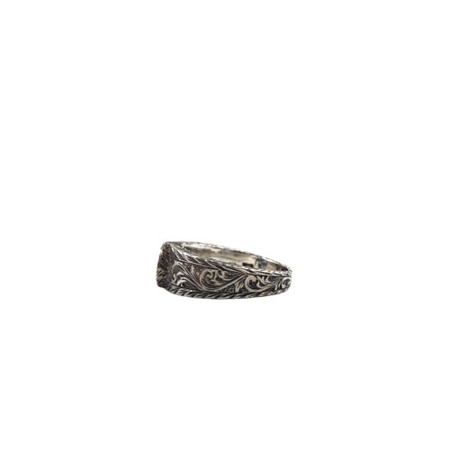 日本直送 名牌中古包 】GUCCI グッチ 指輪 シルバー インター