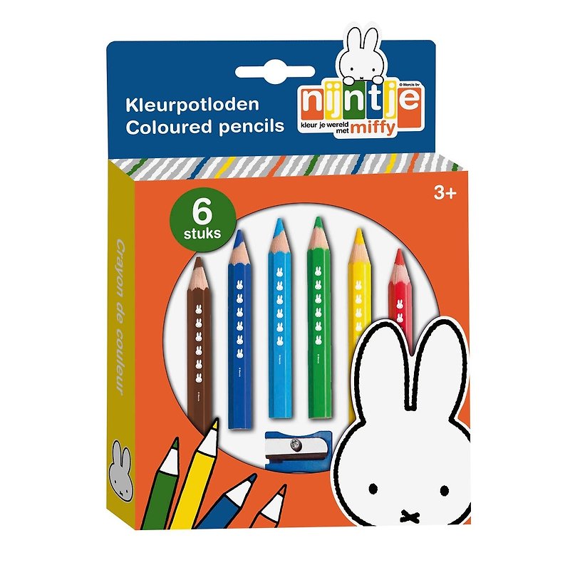 Miffy 米飛兒木顏色筆 - 鉛芯筆 - 木頭 多色