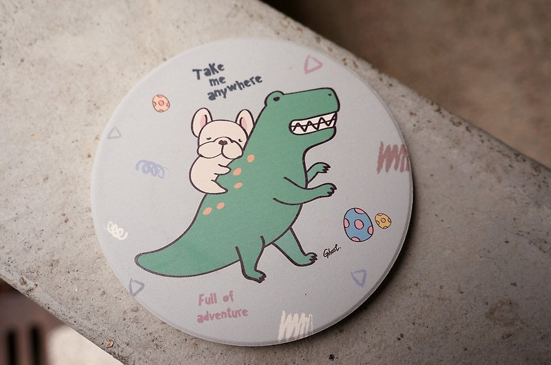 (Sold Out)Fadou Suction Coaster-Tyrannosaurus - Coasters - Other Materials 
