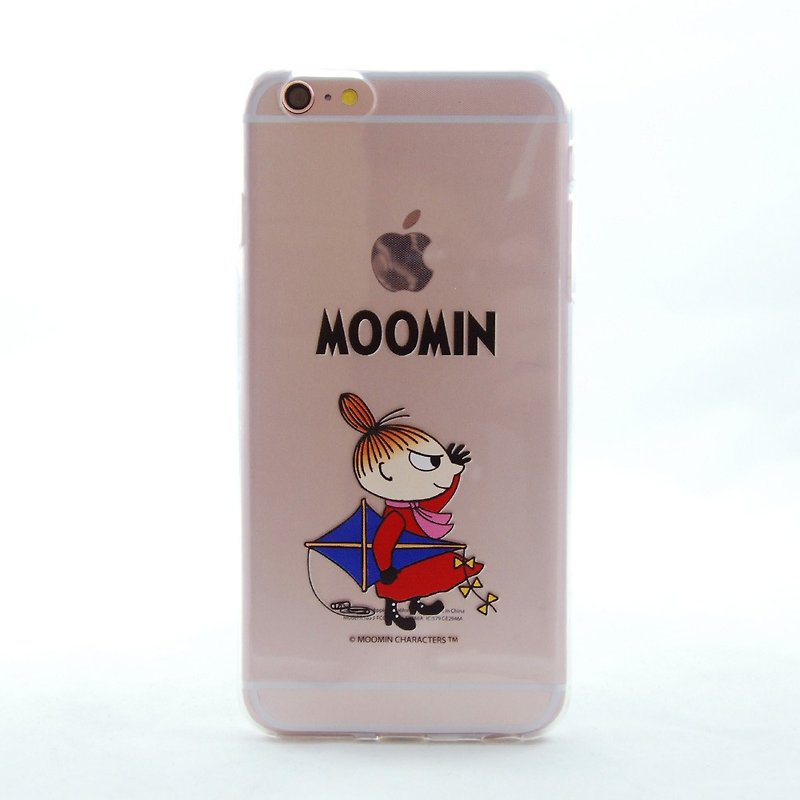 Moomin授權-空壓殼手機保護殼【該往哪裡去飛翔】 - 手機殼/手機套 - 矽膠 紅色