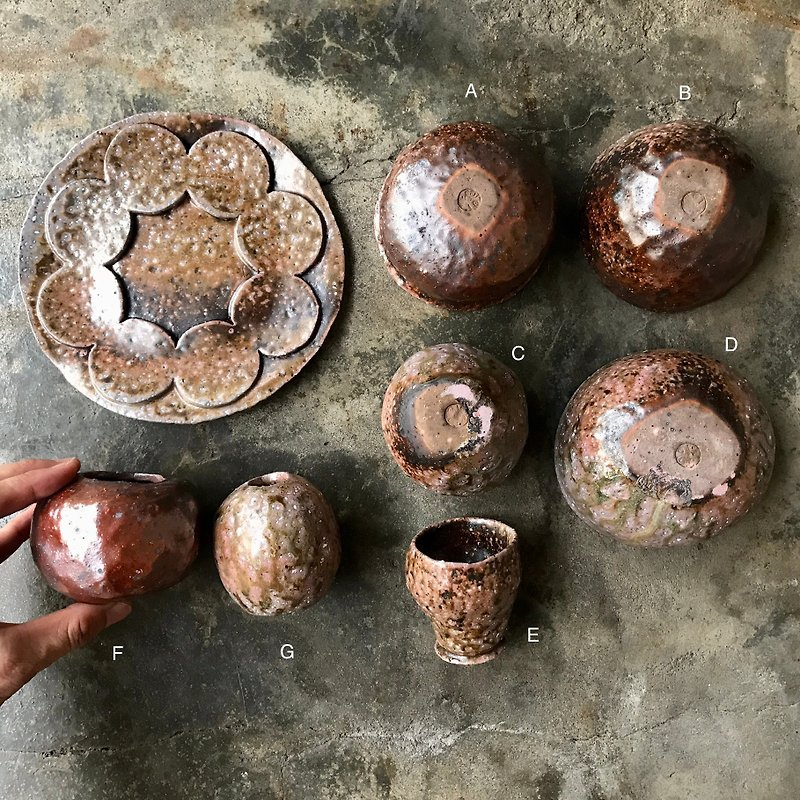 Mother's Day gift/handmade pottery/firewood/tea cup tea bowl/pink dust - แก้ว - ดินเผา สึชมพู
