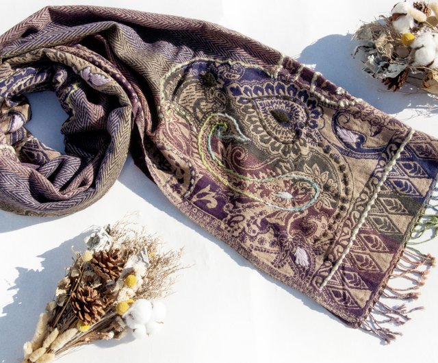 Cashmere/boiled wool shawl/knitted scarf/embroidered scarf