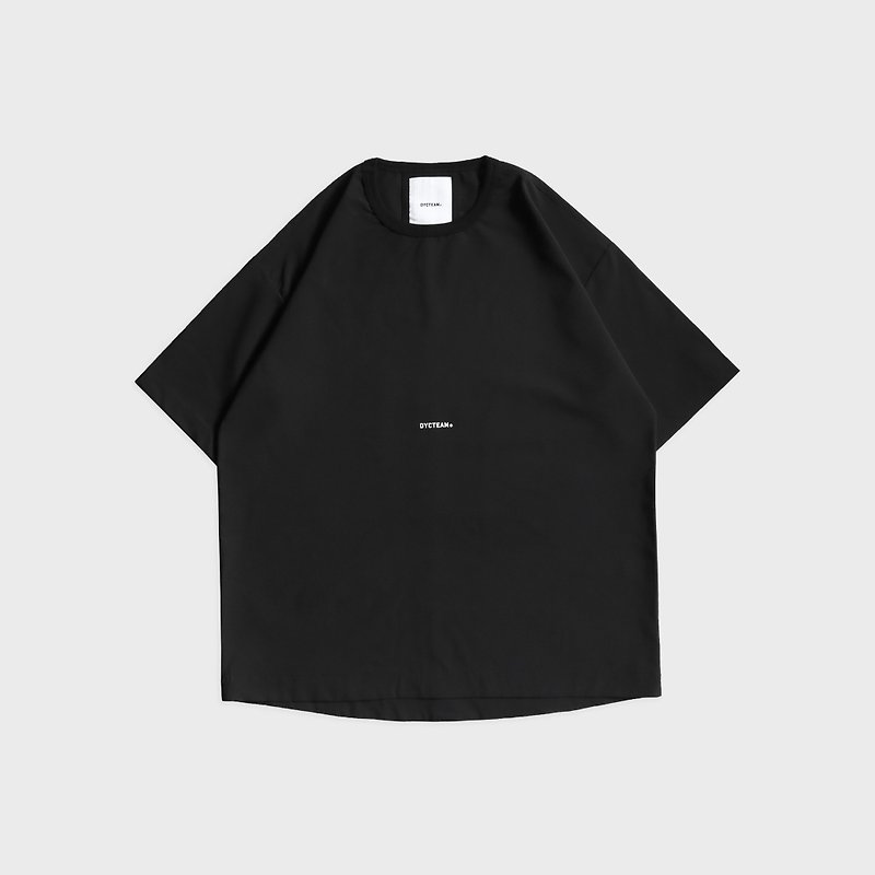 DYCTEAM -   See-through Loose Tee (black) - เสื้อยืดผู้ชาย - วัสดุอื่นๆ สีดำ
