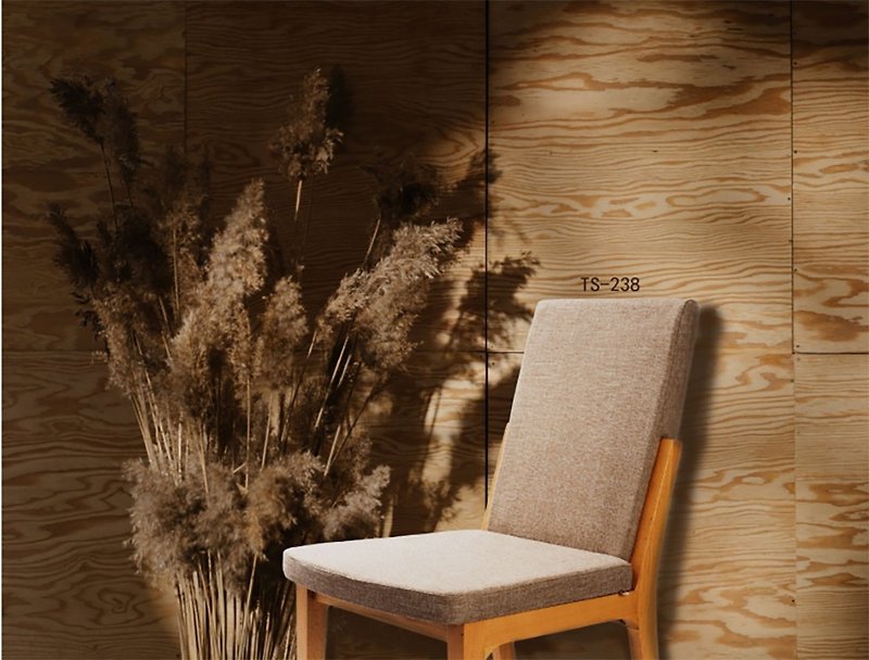 山毛櫸實木餐椅 - 椅子/沙發 - 木頭 卡其色