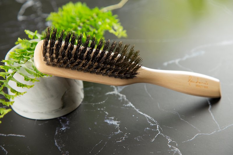 Beech Pure Bristle Comb | Pandora's Beauty Box - อุปกรณ์แต่งหน้า/กระจก/หวี - ไม้ สีนำ้ตาล