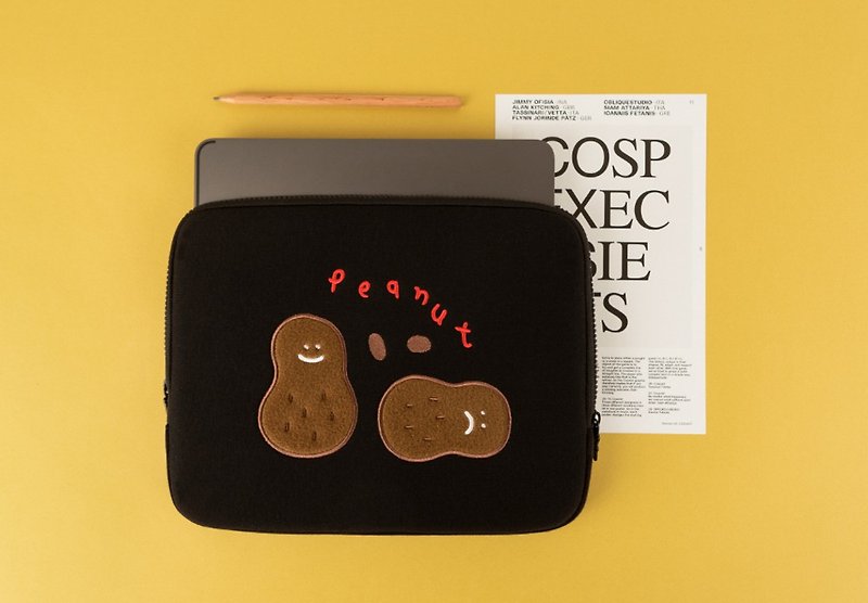 Korea All New Frame Peanut Brothers iPad Bag Tablet Bag Laptop Bag Computer Bag - Laptop Bags - Other Man-Made Fibers 