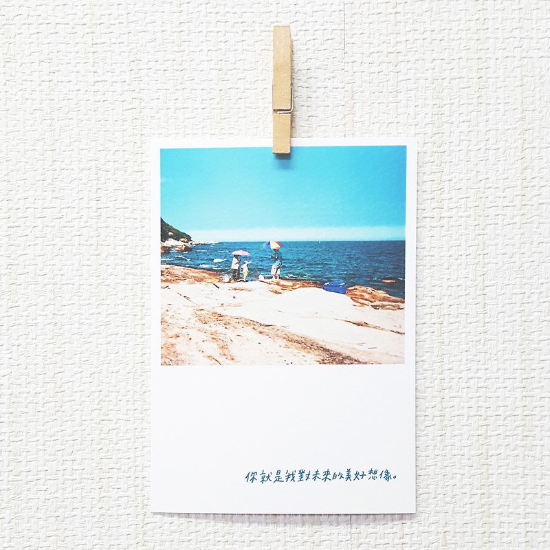 Future Imaginings / Magai's postcard - การ์ด/โปสการ์ด - กระดาษ สีน้ำเงิน