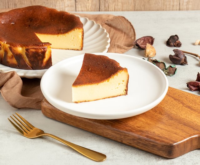 グルテンフリーバスクチーズケーキ6インチオリジナル+マナーコーヒーサンプルパック2個 ショップ 點品手作 ケーキ・デザート Pinkoi