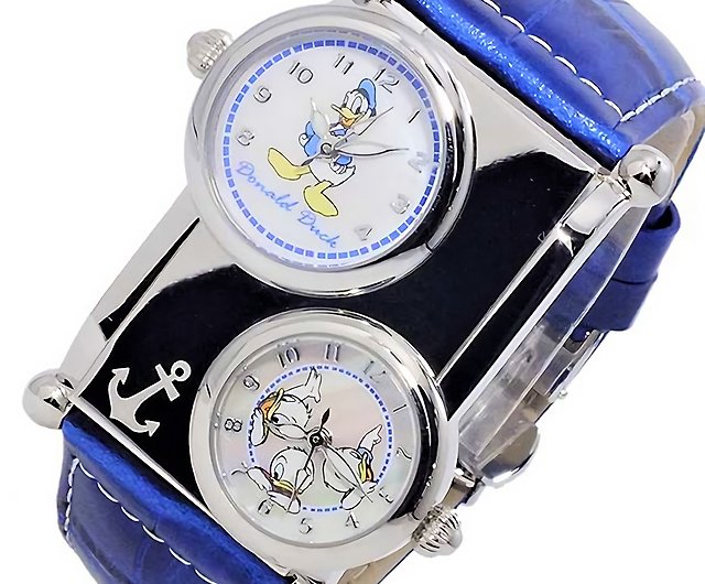 大人のディズニー腕時計 ツイン時計 ドナルドダック シェル文字盤 シリアルナンバー入り100本生産品 ショップ 東京ウオッチカンパニー 腕時計 Pinkoi