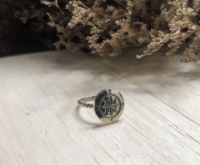 Compass ring sale womens