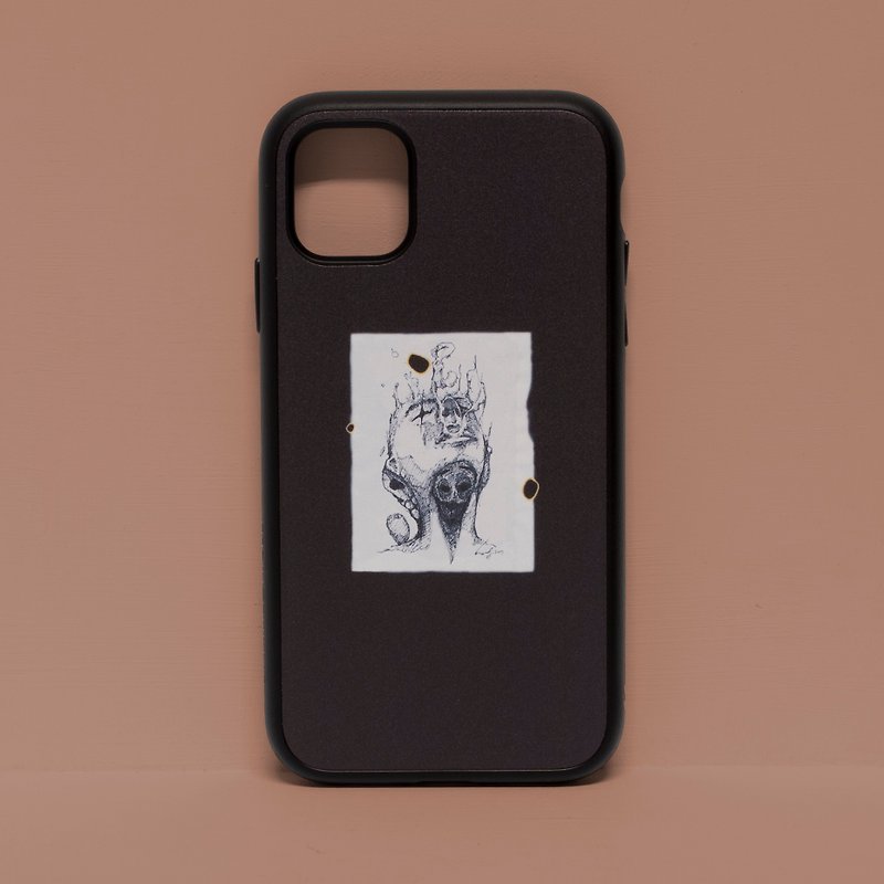 Party Ceremony/Rhino Shield-Anti-fall iPhone15/14/13/12/11/pro mobile phone case - Phone Cases - Plastic Black