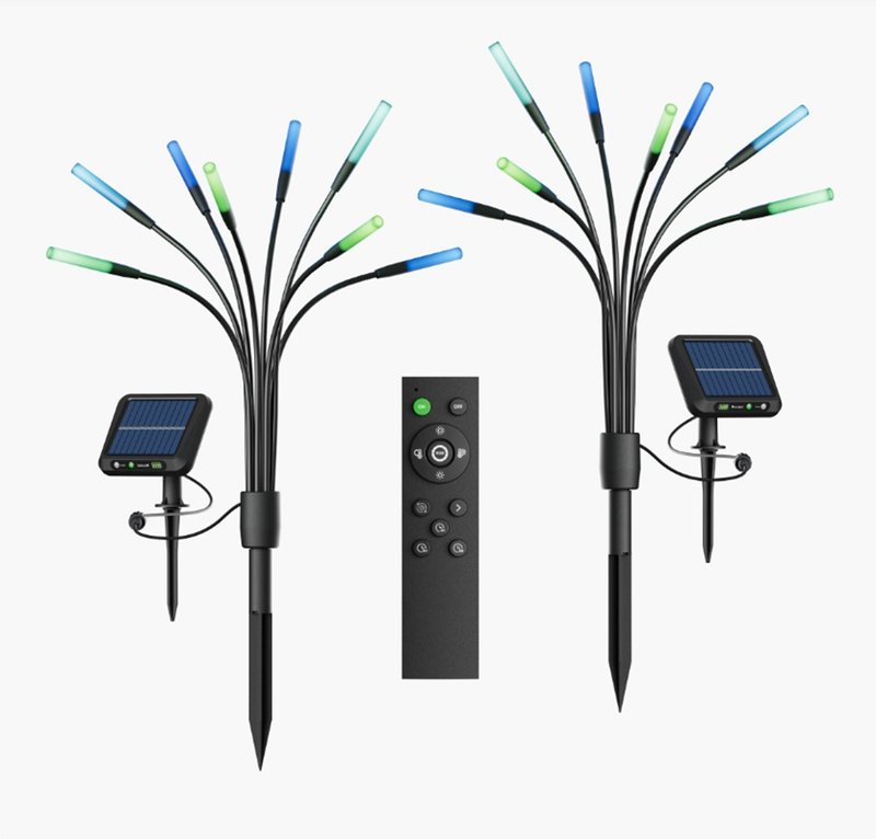 Nanoleaf Solar Garden Lights 2 Pack - Lighting - Plastic Black