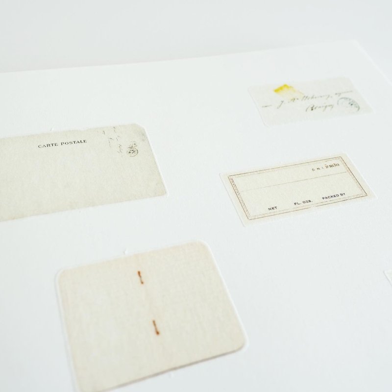 YOHAKU Styling Sticker F-011 Handbook Material Handmade Japanese Stationery - สติกเกอร์ - กระดาษ 