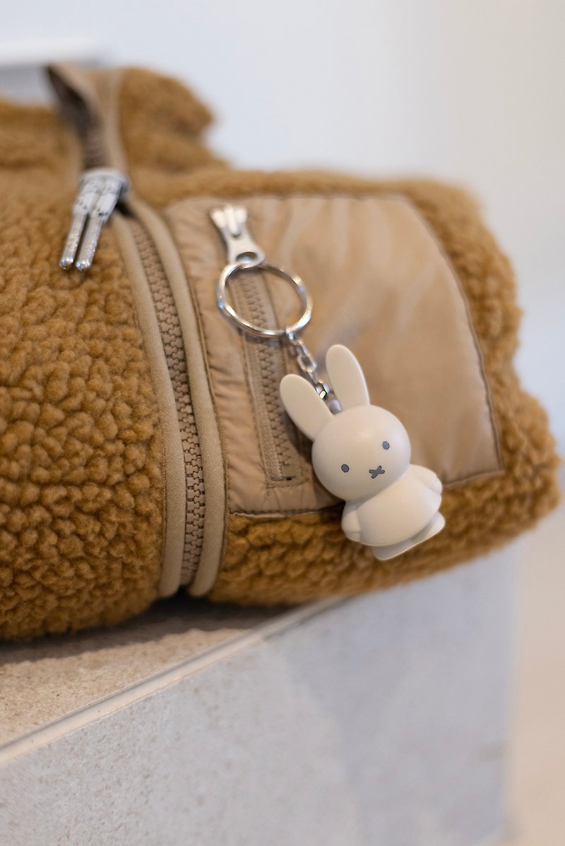 Miffy Morandi color doll key ring charm-earth color - Keychains - Other Materials Multicolor