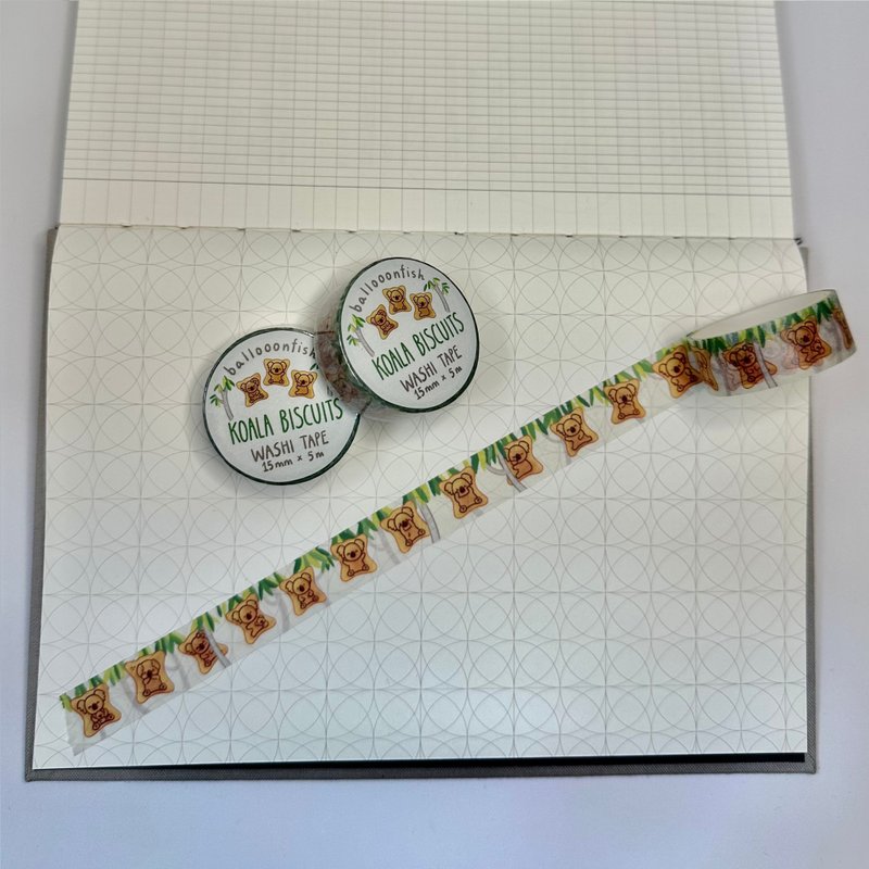 koala biscuits washi tape - มาสกิ้งเทป - กระดาษ 