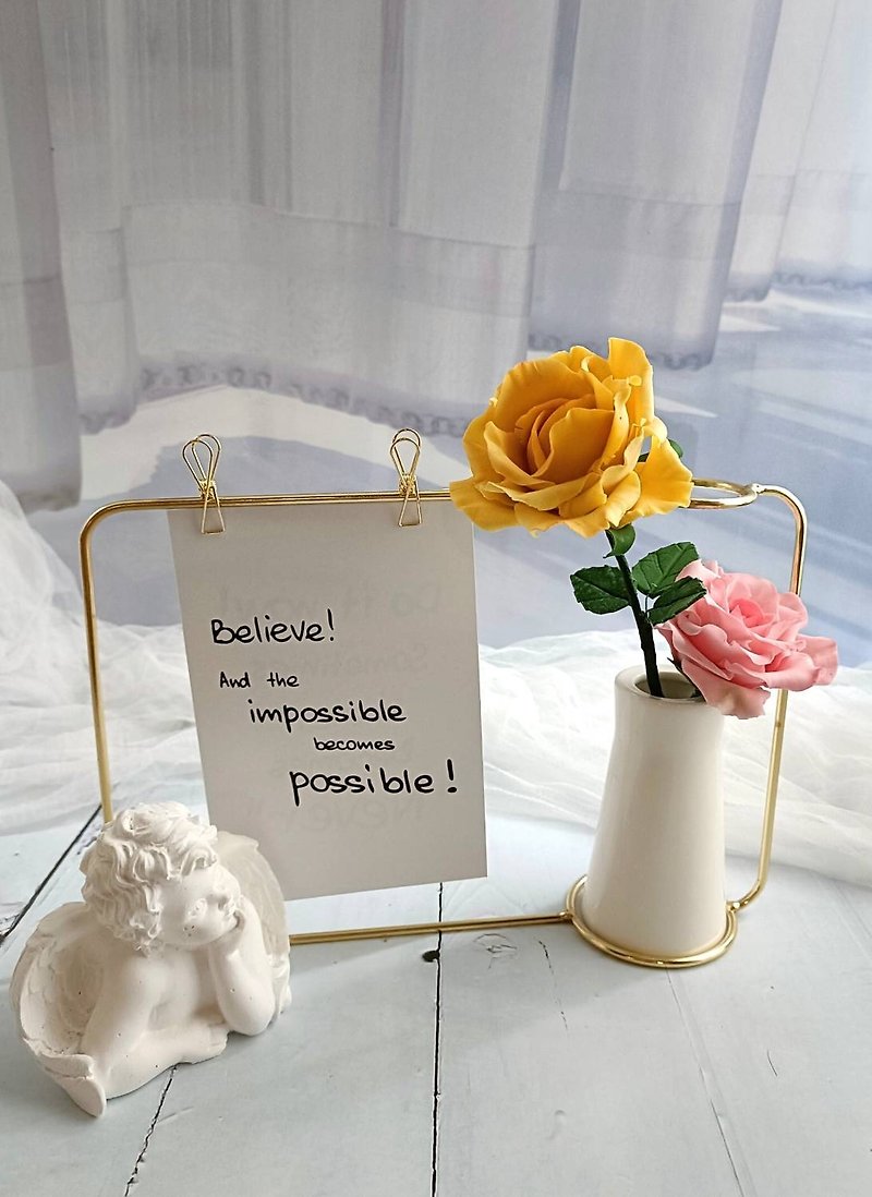 [Class for 1 person] Rose Fragrance Gypsum Flower Experience Class Fragrance Expansion Stone/Fragrance/Gypsum/Gypsum Kneading - Candles/Fragrances - Plants & Flowers 