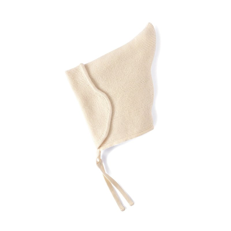 SISSO organic cotton baby Dutch knit hat - หมวกเด็ก - ผ้าฝ้าย/ผ้าลินิน ขาว