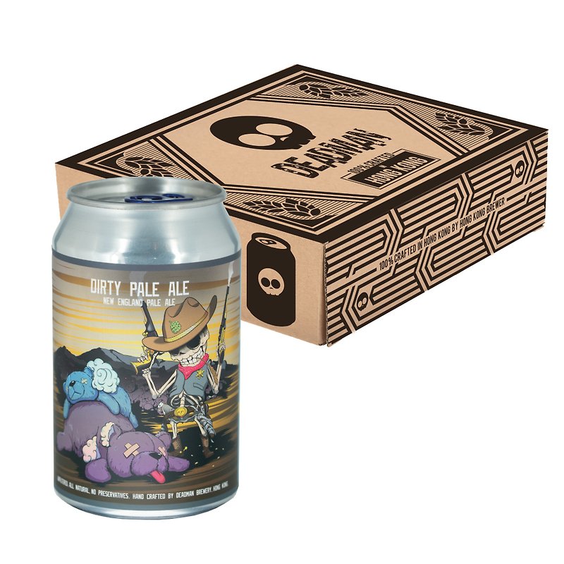 【Hong Kong Craft Beer】Dirty Pale Ale - Hazy Pale Ale 330ml x 24 full case - แอลกอฮอล์ - โลหะ 