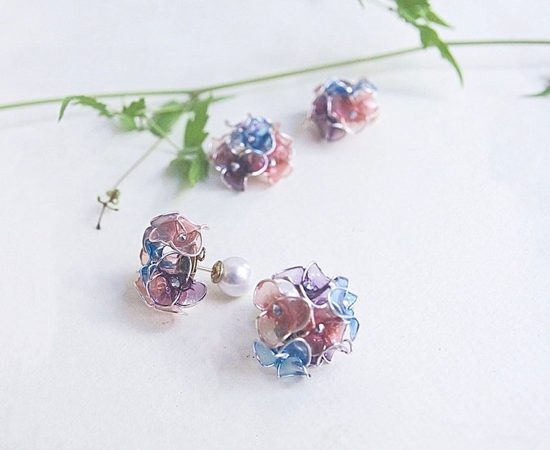 [Online] Japanese resin hydrangea ornaments course beginner teaching materials package - งานโลหะ/เครื่องประดับ - วัสดุอื่นๆ 