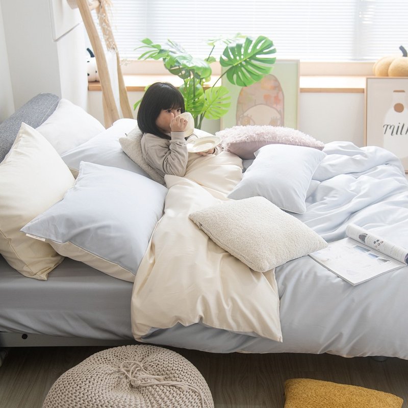 COZY No4 Frosty Milk Lyocell Microfiber X Long-Staple Cotton - Bedding - Eco-Friendly Materials 