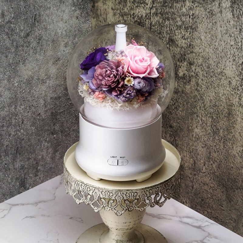 Floral Humidifier - Pink & Purple - ช่อดอกไม้แห้ง - พืช/ดอกไม้ สีม่วง