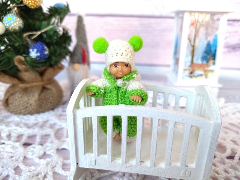 Lundby doll clothes - lundby baby doll - clothes for Lundby - 寶寶/兒童玩具/玩偶 - 繡線 多色