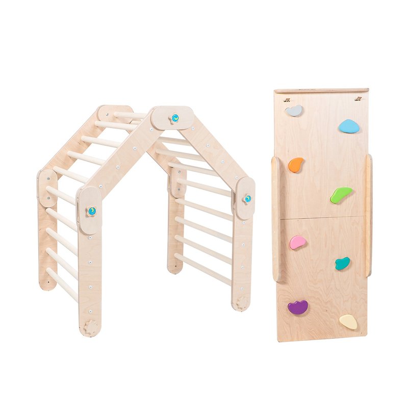 [Parenting Discharge Artifact] HappyMoon Multifunctional Climbing Frame / No. 2 - เฟอร์นิเจอร์เด็ก - ไม้ 